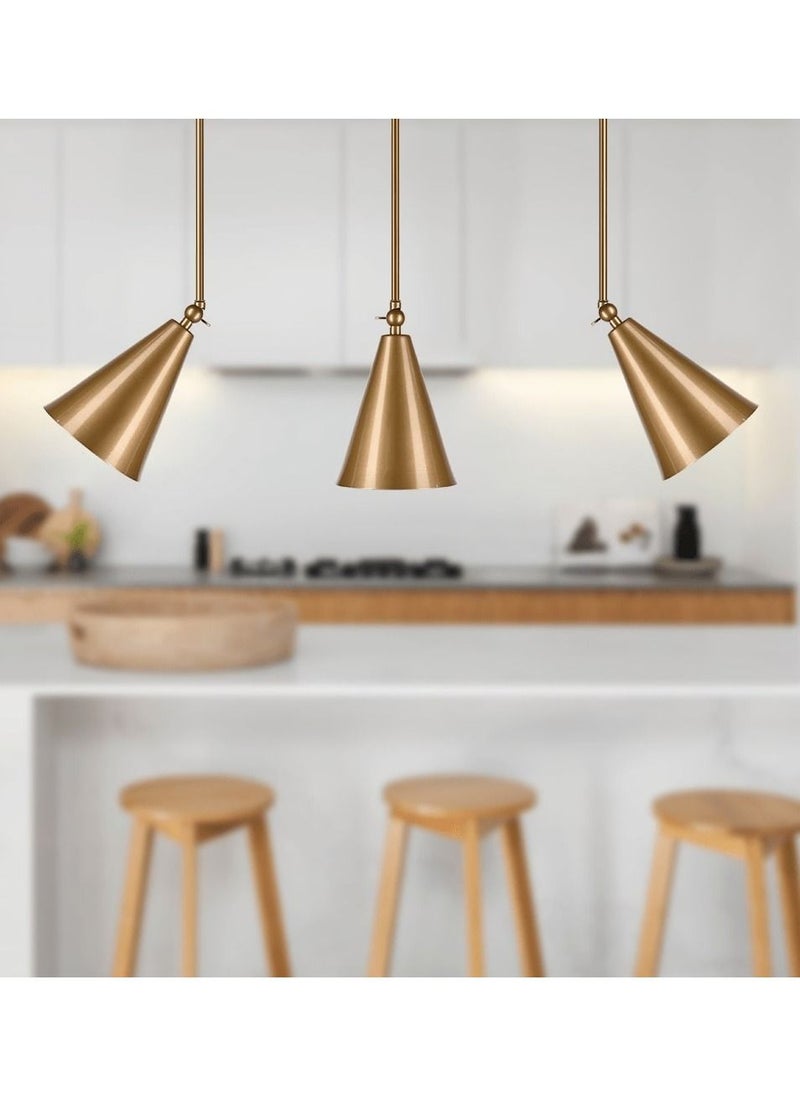 El Rawda Lighting Ply Perforated Triple Ceiling Lamp  - Image 1