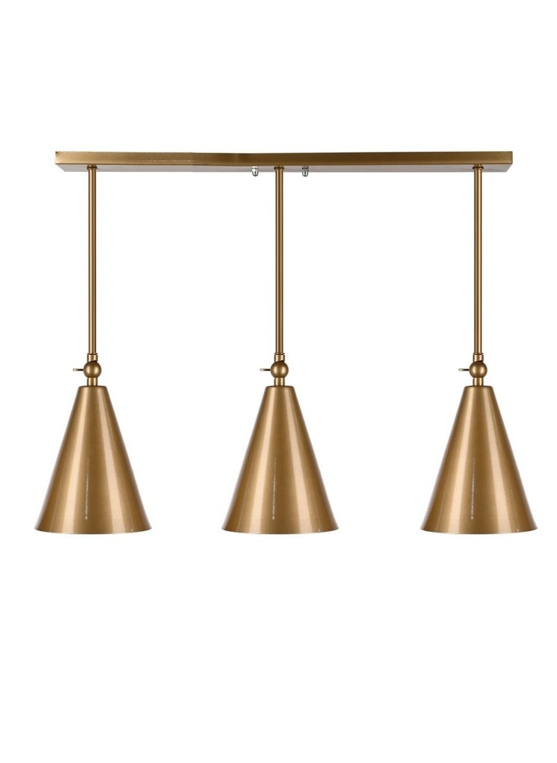 El Rawda Lighting Ply Perforated Triple Ceiling Lamp  - Image 2
