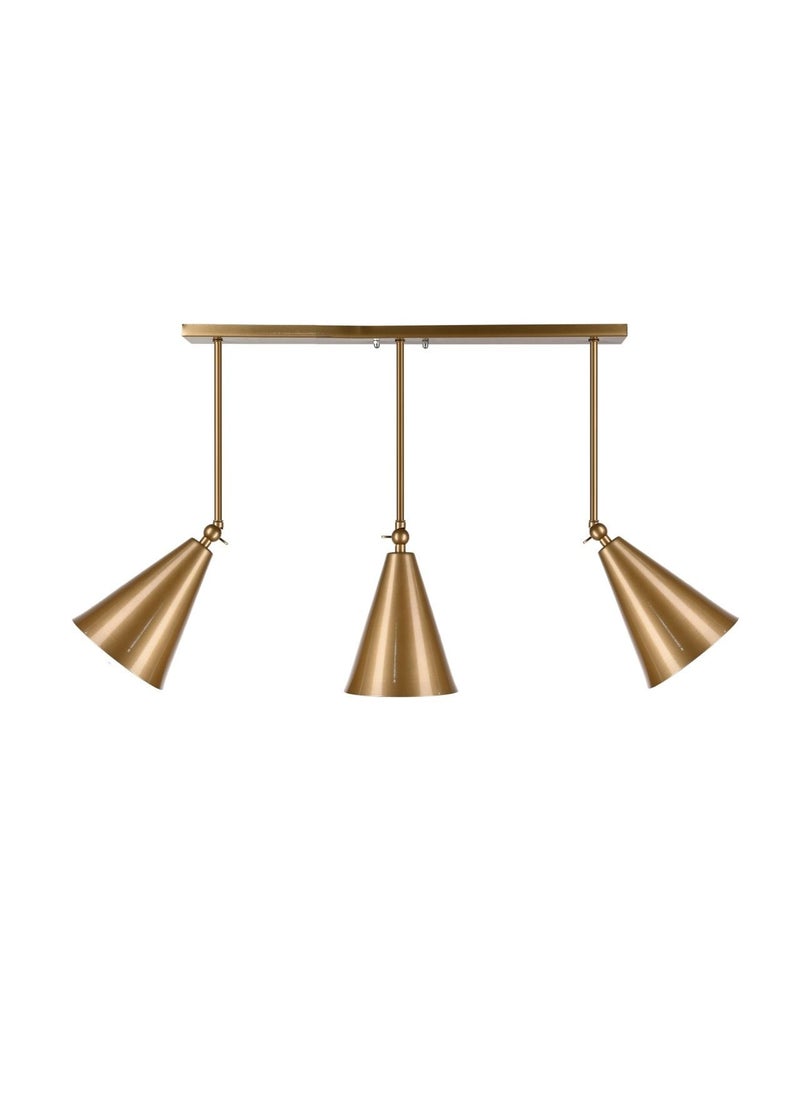 El Rawda Lighting Ply Perforated Triple Ceiling Lamp  - Image 3