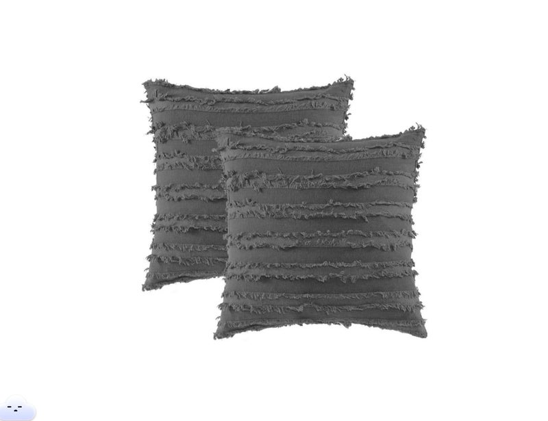 Solid Color Simple Comfortable Linen Edge Sofa Pillowcase Linen Cloth Ruffled Nordic Light Luxury Pillow Cushion Cover - Image 5