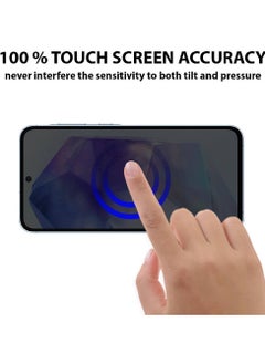 NAFO Privacy Screen protector compatible with Samsung Galaxy A55 Screen Protector Tempered Glass [Anti-Glare][HD Full Coverage][Easy Installation][Scratch Resistant][9H Hardness]  - Image 3