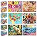 LELEMON Puzzles for Kids Ages 466 Pack 100 Piece Puzzles for Kids Ages 48 in a Metal BoxEducational Jigsaw Puzzles Puzzle Games Puzzle Toys for Girls and Boys - Image 2