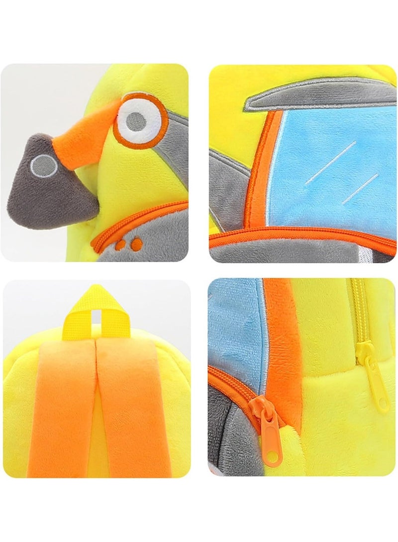KAKOO Toddler Kids Backpacks Cute Plush Animal Backpack,Mini School Bag for Kids Age 2-6 Years - Image 2