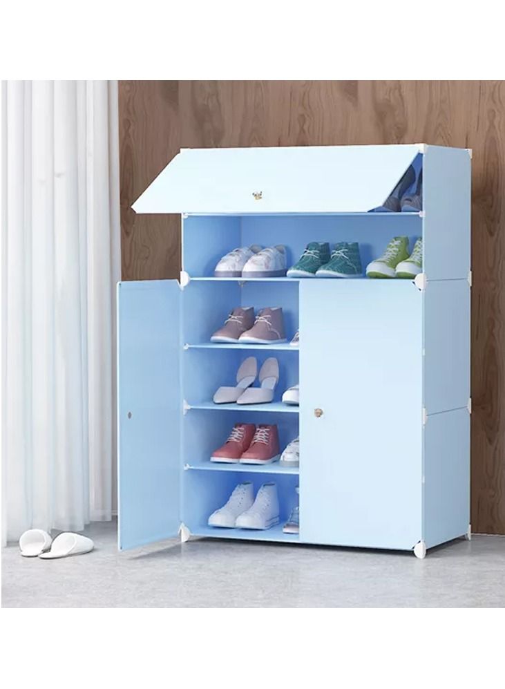 DubaiGallery Shoe Cupboard Blue  - Image 1