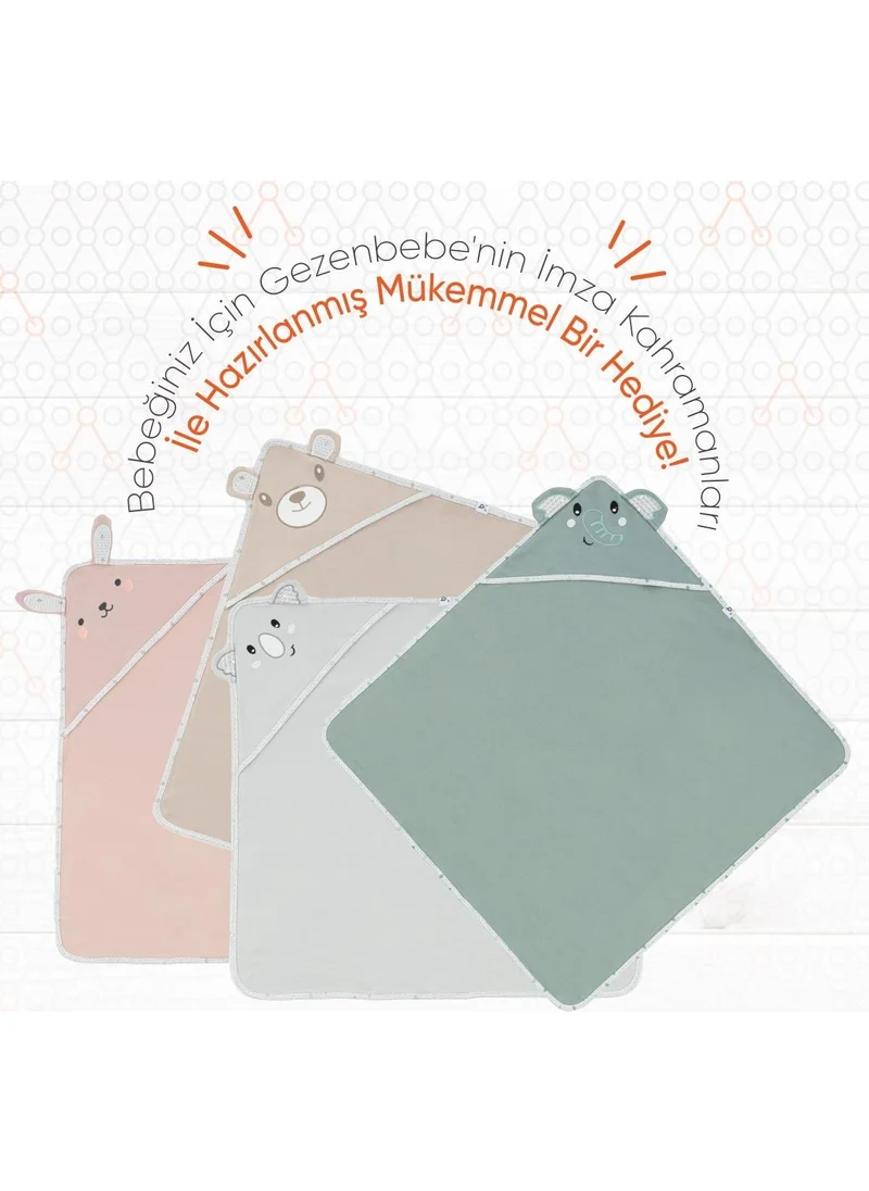 طفل يمشي Hero Embroidered Baby Blanket Bunny