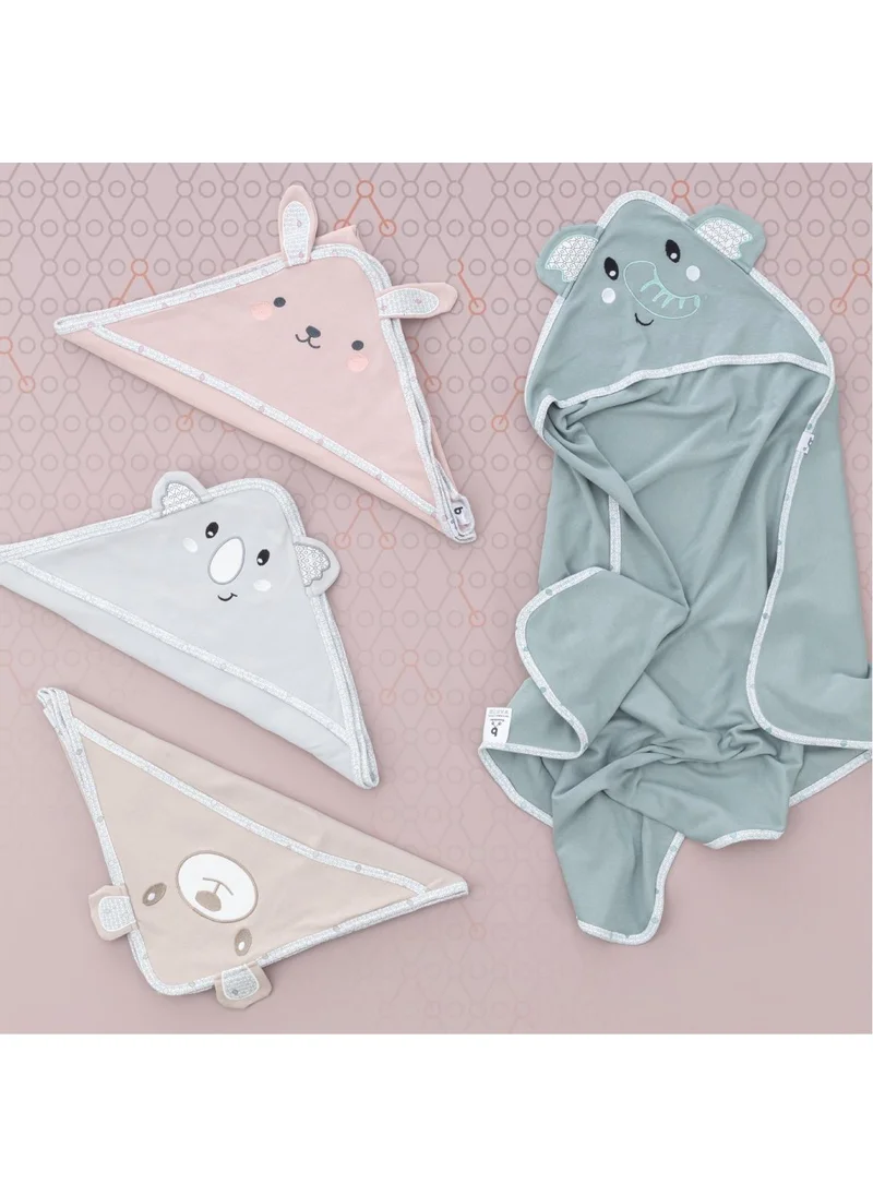 طفل يمشي Hero Embroidered Baby Blanket Bunny