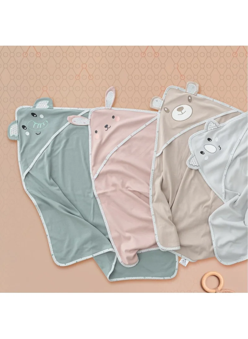 طفل يمشي Hero Embroidered Baby Blanket Bunny