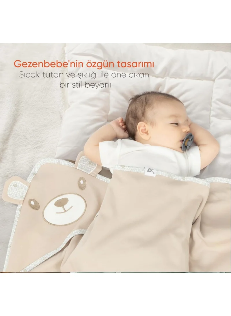 طفل يمشي Hero Embroidered Baby Blanket Bunny