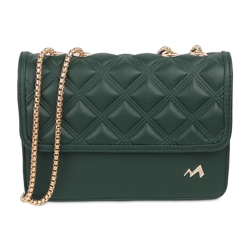 Metro Women Green Sling Bag (66-321) - Image 1