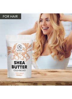 Aromatika Shea Butter 35 Ozunrefined Rawpiecesafricaghana100% Pure Shea Butter Body Buttercosmetic Gradefor Hair Skin Lip Face Feet Body Care  - Image 5