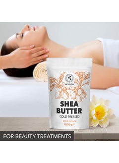 Aromatika Shea Butter 35 Ozunrefined Rawpiecesafricaghana100% Pure Shea Butter Body Buttercosmetic Gradefor Hair Skin Lip Face Feet Body Care  - Image 4
