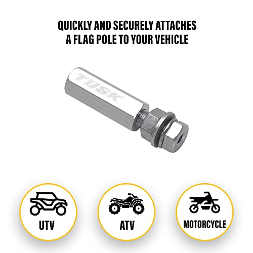 Tusk Quick Release Flag Pole Holder 1/4 inch Pole Red - Image 4