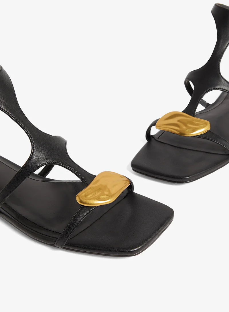 Ted Baker BLACK Audreii Ankle Strap Sandals for Women | Best Price UAE