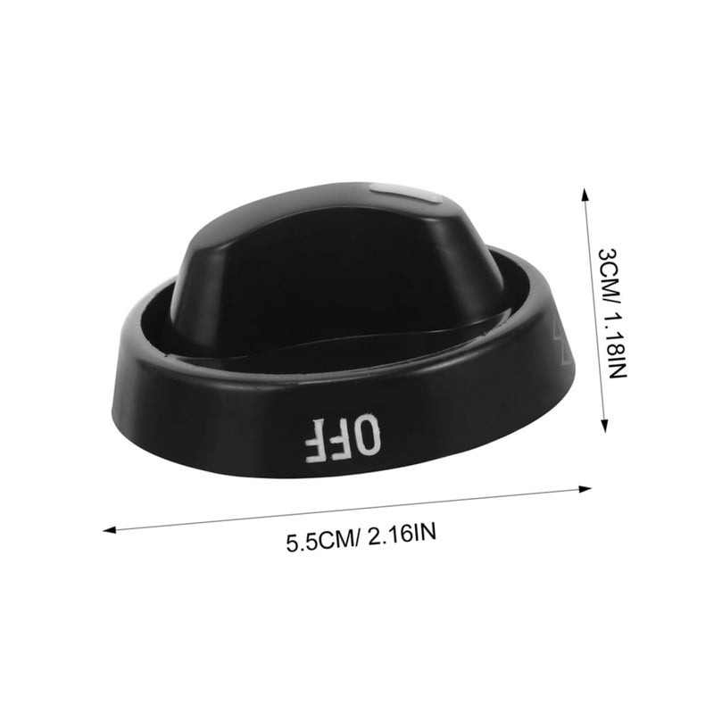 2Pcs Gas Stove Replacement Knobs Black Universal Fit For Gas Cooker Modern Kitchen Accessories - Image 3