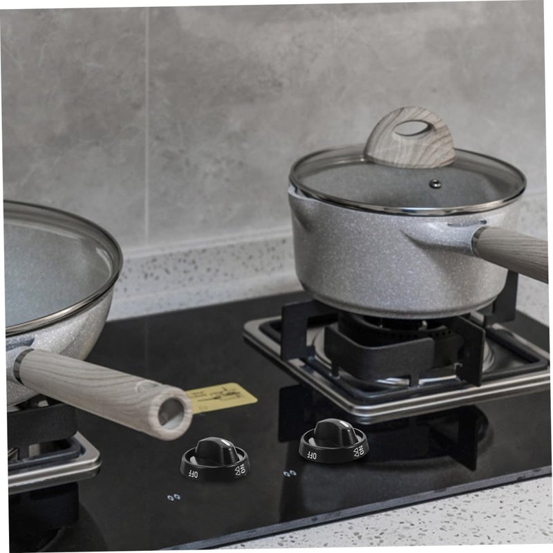 2Pcs Gas Stove Replacement Knobs Black Universal Fit For Gas Cooker Modern Kitchen Accessories - Image 5
