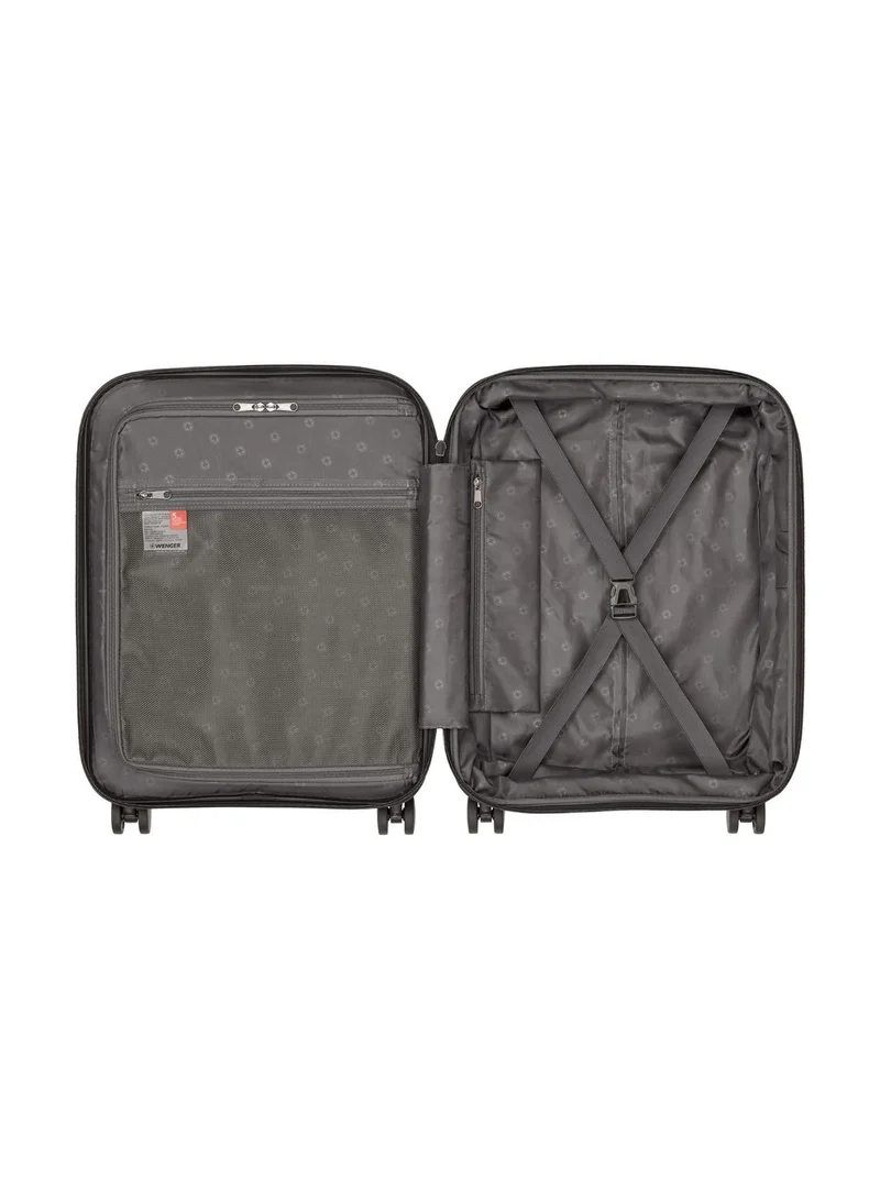 Wenger Optimo Hardside Expandable 57cm Cabin Luggage Trolley Black- 653310