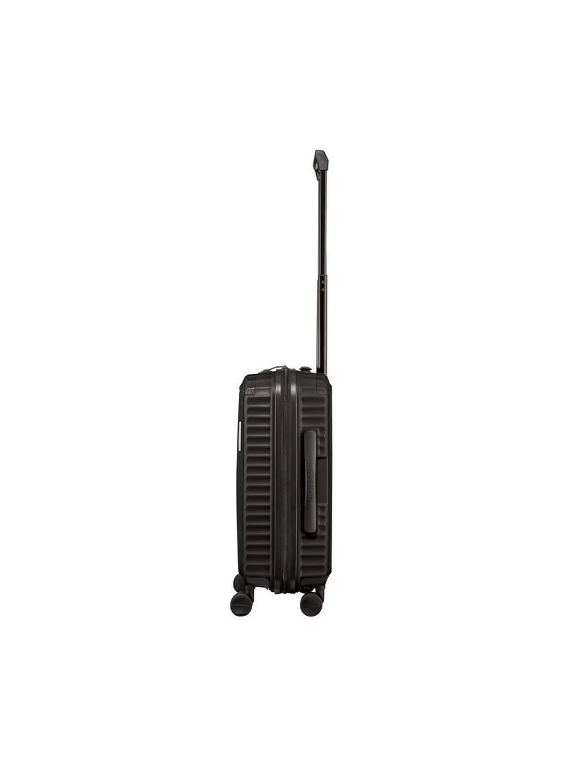 Wenger Optimo Hardside Expandable 57cm Cabin Luggage Trolley Black- 653310
