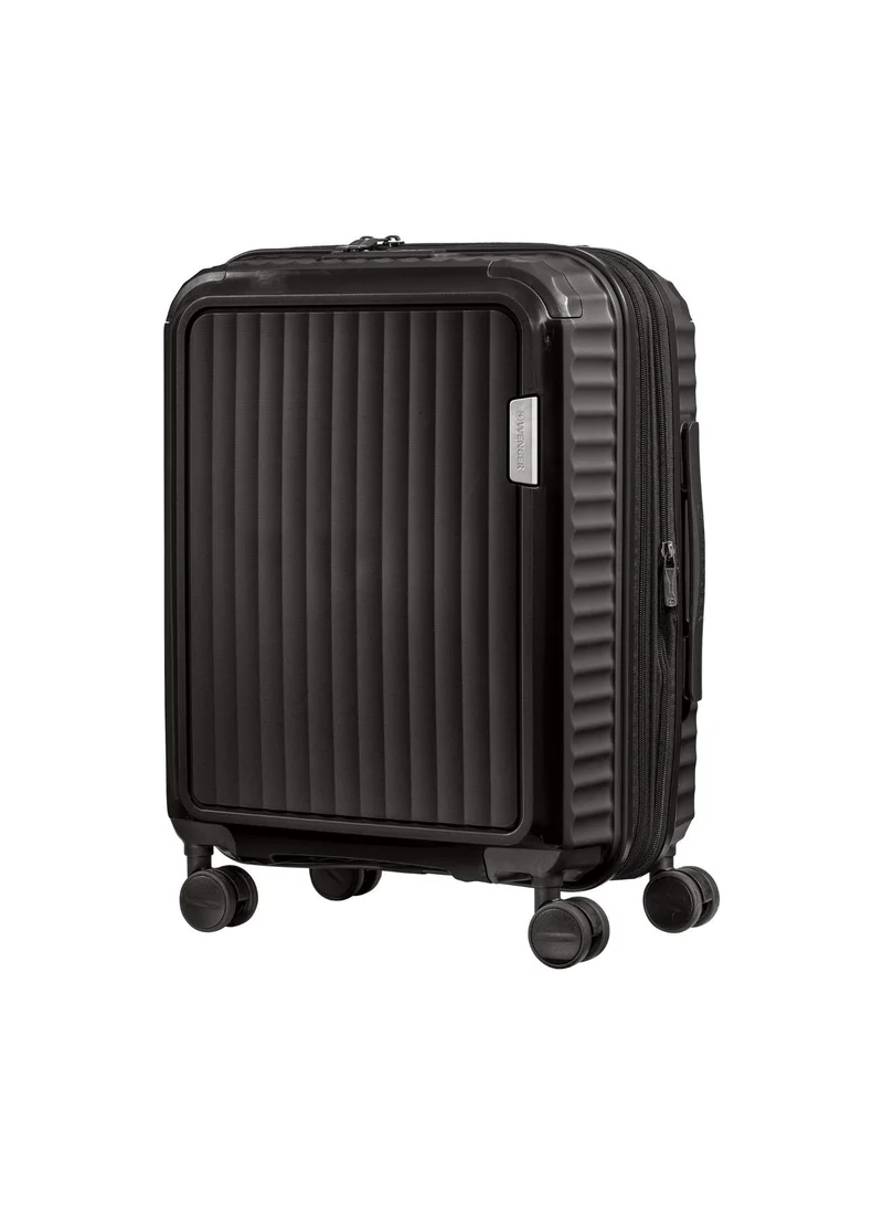 Wenger Optimo Hardside Expandable 57cm Cabin Luggage Trolley Black- 653310