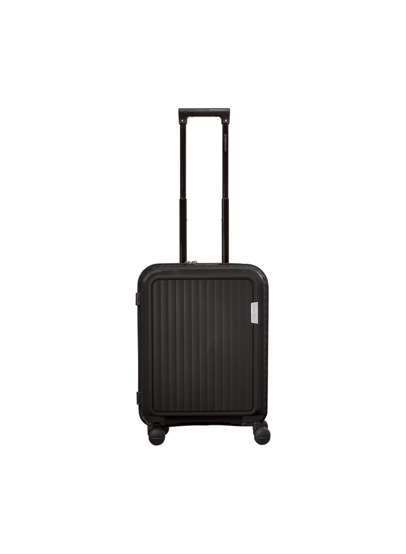 Wenger Optimo Hardside Expandable 57cm Cabin Luggage Trolley Black- 653310 - Image 1