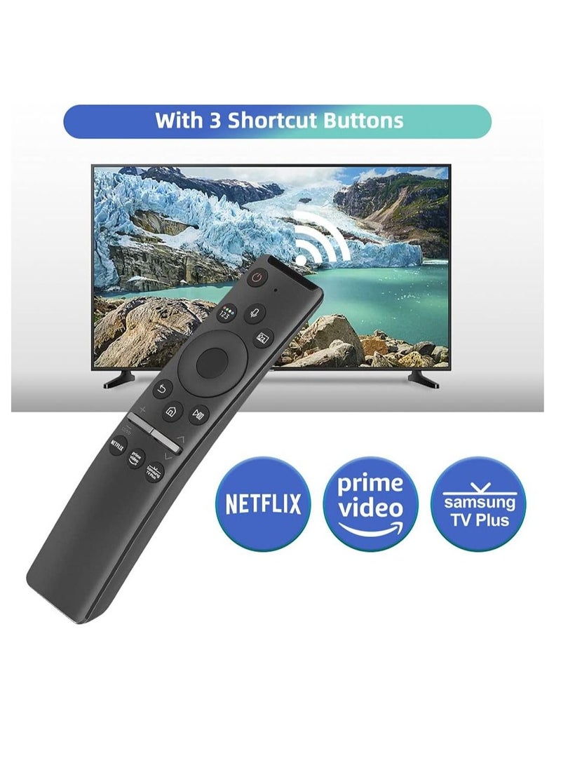 Universal Voice Remote Control for Samsung TV Remote All Samsung LED QLED UHD SUHD HDR LCD HDTV 4K 3D Curved Smart TVs, with Shortcut Buttons for Netflix, Prime Video, - Image 4
