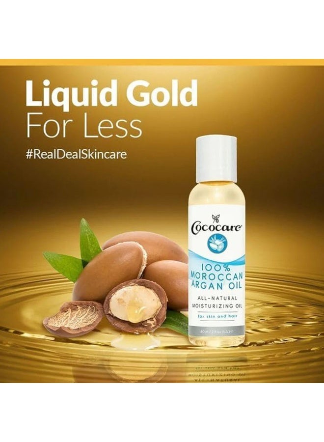 Cococare 100% Natural Moroccan Argan Oil 60ml - Image 3
