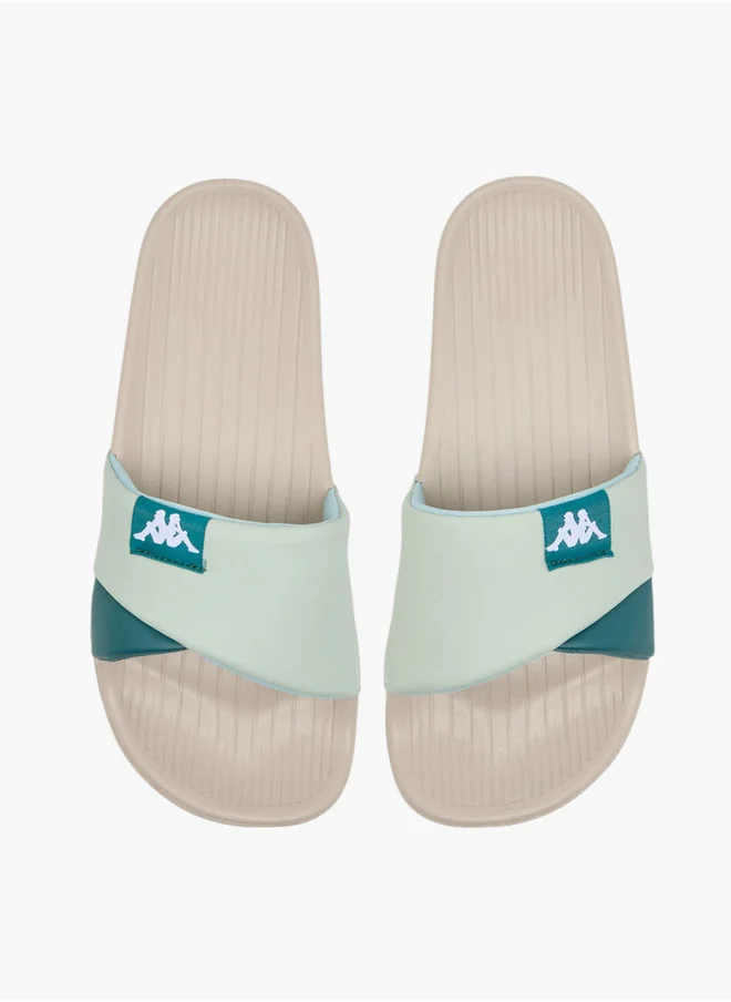 Kappa Women's Logo Detail Panelled Slides