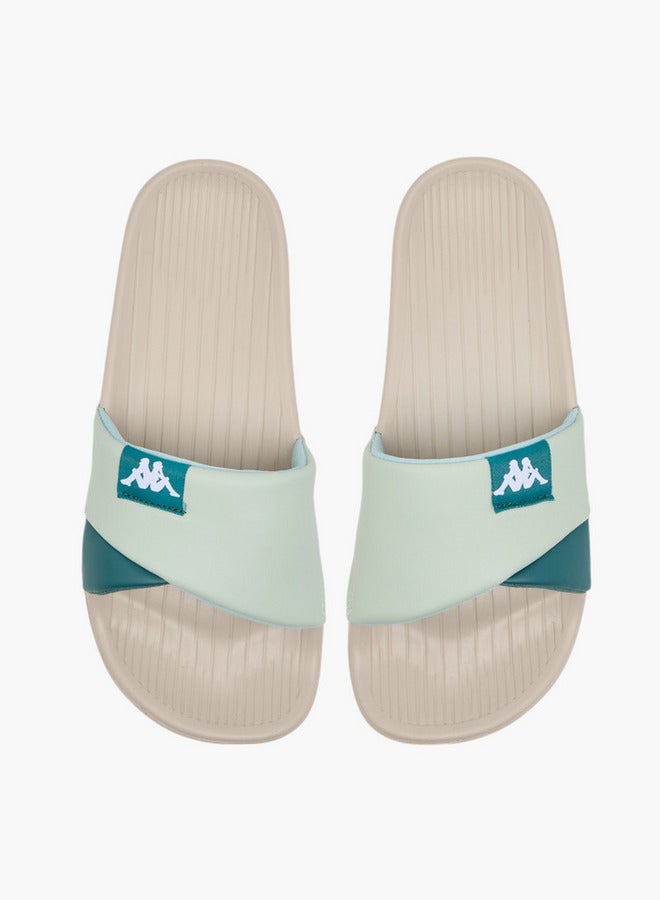 Kappa Women's Logo Detail Panelled Slides - Image 1