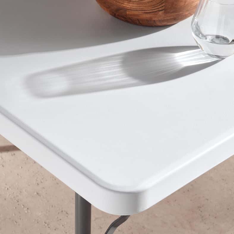 Pan Home طاولة نيوسكاي القابلة للطي الخارجية - بيضاء - Image 3