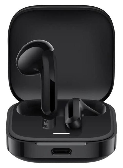 Redmi Buds 6 Active | Wind Noice Cancellation for Calls | 2-Mic Reduction for Calls | Up to 30 Hrs Long Battery with Charging Case Black