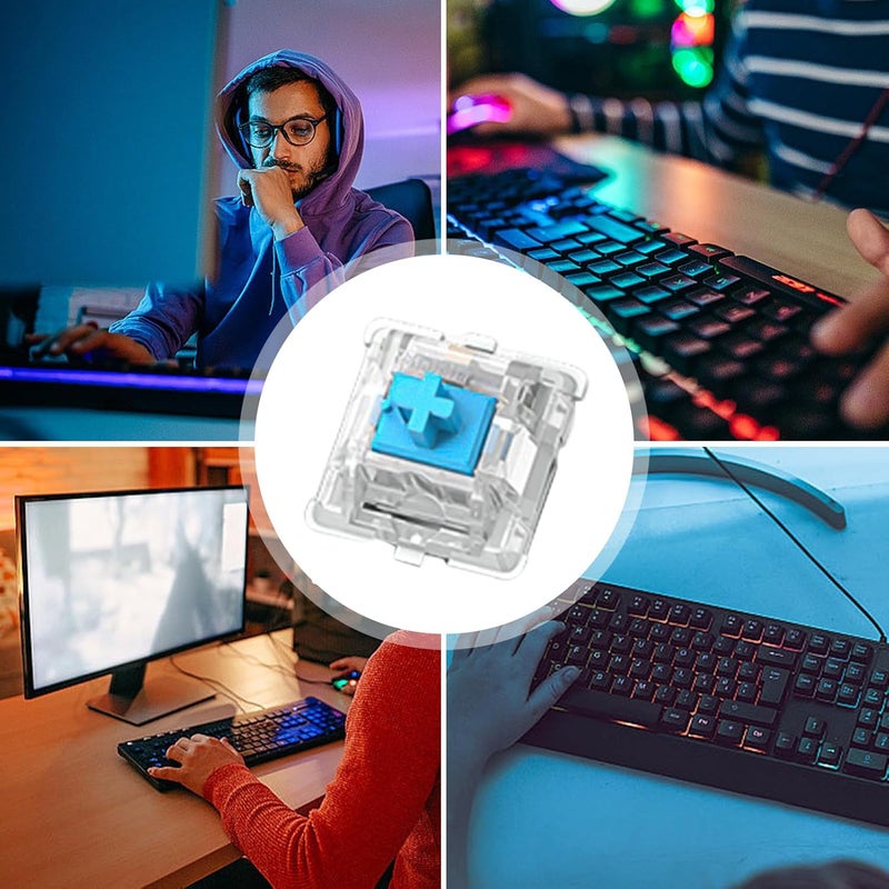 Keyboard Switches - Replacement Key Axis, DIY Mechanical 30pcs Mechanical Keyboards Accessories, Wired Keyboard, Red Green Brown Shaft | Tactile Feedback and Sound - Image 4