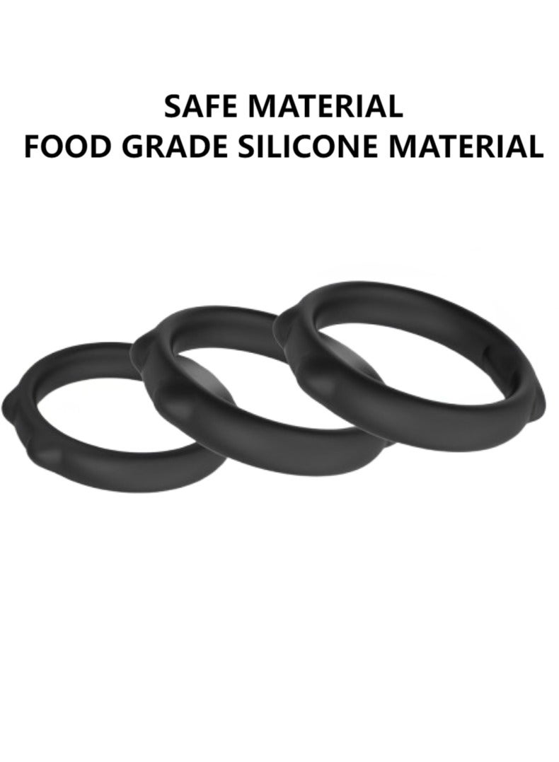 In Air 3 PCS Silicone Ring Men Sports Ring,Sports Accessories  - Image 2