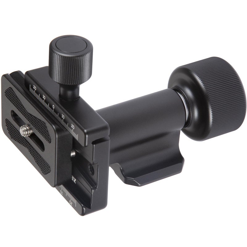 Zelnoox Monopod Gimbal Head Side Saddle Speed Tilt with ArcaSwiss Dovetail Quick Release Plate Supports Medium Telephoto Lenses Max Load 100lbs - Image 2