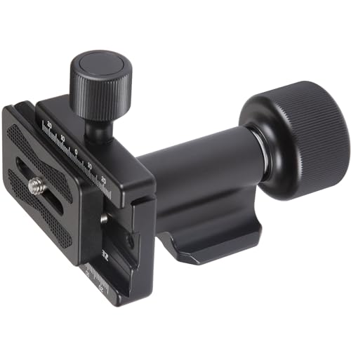 Zelnoox Monopod Gimbal Head Side Saddle Speed Tilt with ArcaSwiss Dovetail Quick Release Plate Supports Medium Telephoto Lenses Max Load 100lbs - Image 1