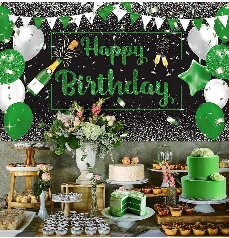 Al Raied ARS® Happy Birthday Backdrop Banner - 5x3 Feet Photography Background for Parties - Image 2