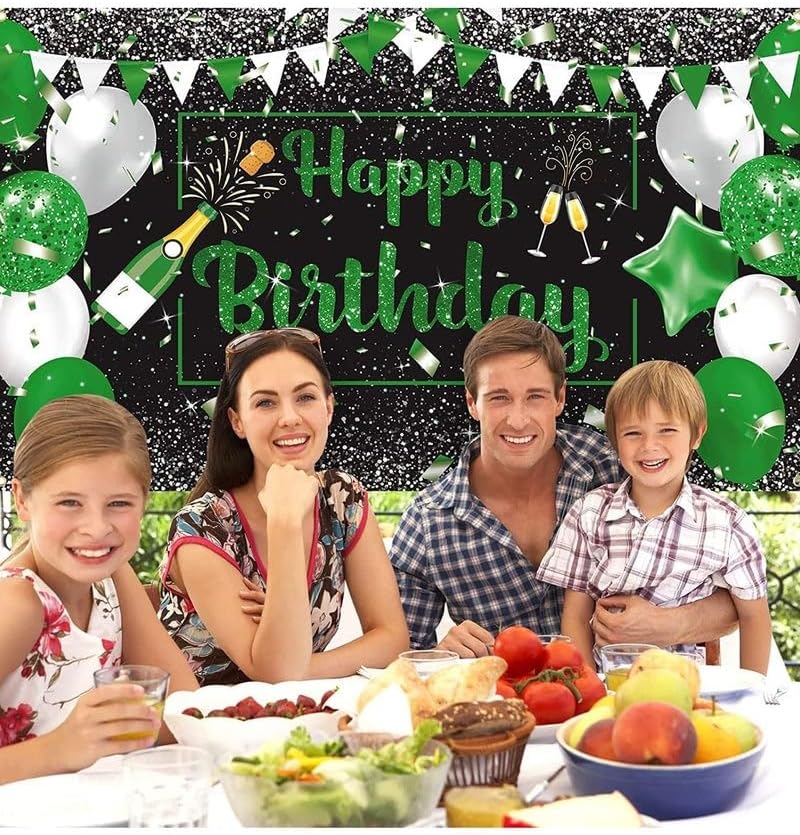 Al Raied ARS® Happy Birthday Backdrop Banner - 5x3 Feet Photography Background for Parties - Image 3