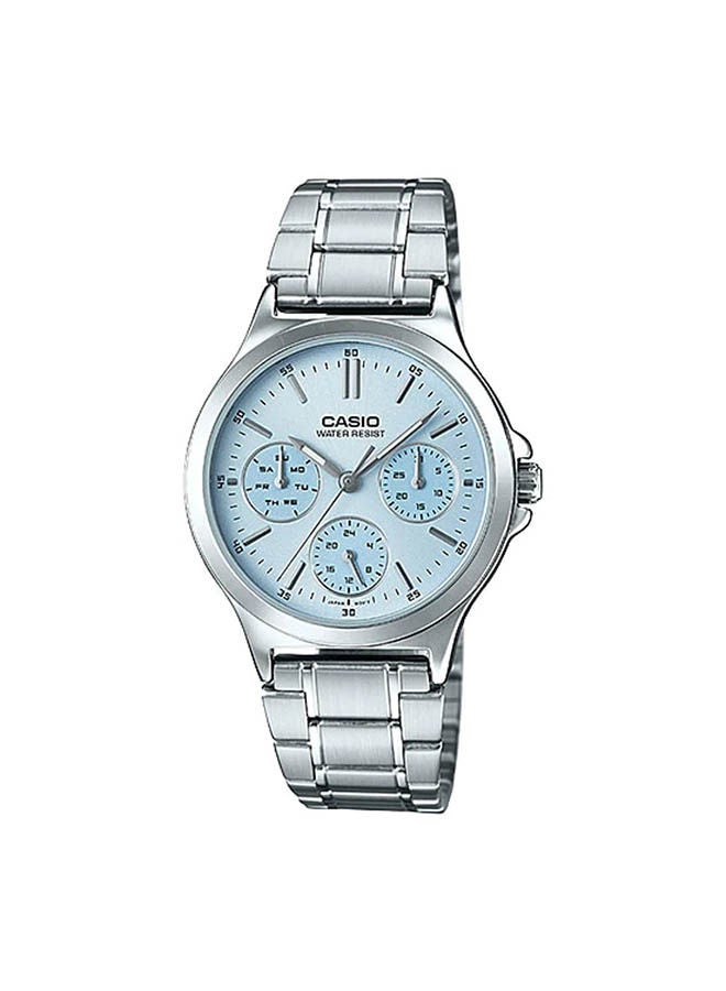 CASIO Stainless Steel Chronograph Watch LTP-V300D-2AUDF - Image 1