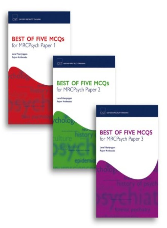 Best Of Five Mcqs For Mrcpsych Papers 1, 2 And 3 Pack