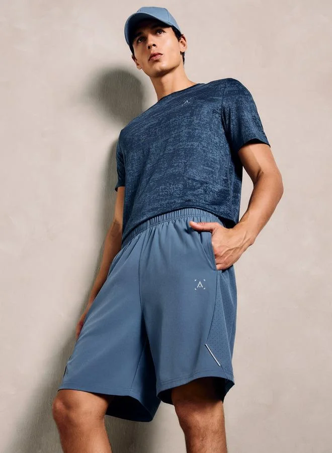 ADOT by Splash Jacquard Crew Neck T-shirt