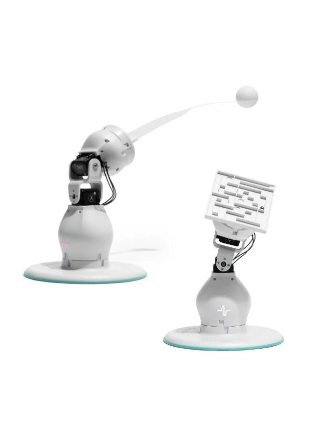 Shape Robotics Fable Explore 2.5 by Shape Robotics: Advanced 360° Modular Robot with Multifunctional Arm, Blockly & Python Programming, Color/Proximity Sensors, 20+ Interactive STEM Lessons, Tool-Free Assembly, and 3,000 mAh Battery for Dynamic Education | Black/white - Image 4