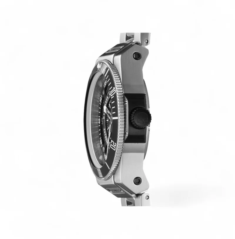 Hydrogen Watch Silver Automatic Sportivo Silver Link Watch for Men | Best Price UAE