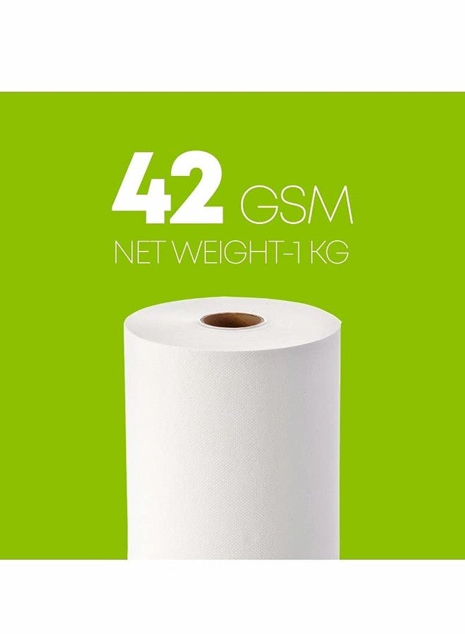 Fast Fine (1 kg) HRT Kitchen Tissue/Towel Paper Roll (Pack of 2) 100% Biodegradable Virgin Tissue Paper Eco Friendly Soft Highly Skin-Friendly Tissue/Paper Towel - Image 2