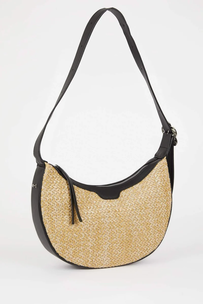 ديفاكتو Woman Straw Shoulder Bag