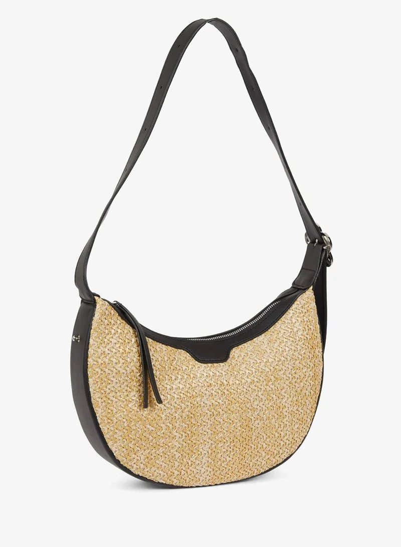 ديفاكتو Woman Straw Shoulder Bag