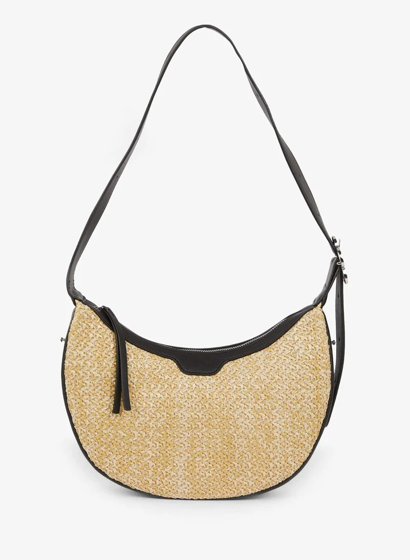 ديفاكتو Woman Straw Shoulder Bag