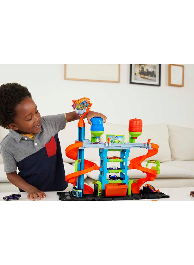 Hot Wheels HW City Mega Tower Car Wash  - Image 2