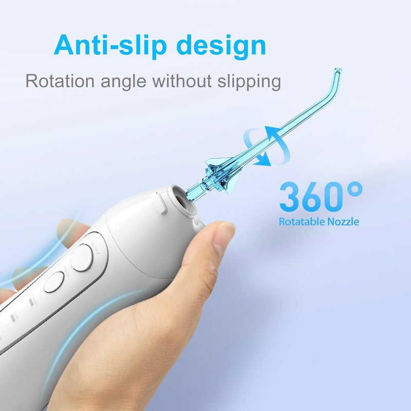 FUNSEE Replacement Heads for COSLUS Water Dental Flosser, Water Flosser Replacement Tips Only Compatible COSLUS C20 (F5020E), E40 (WFP14), C31 (F5023), C50, and C51 Water Flosser（Blue） - Image 4