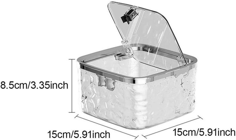 Portable Waste Container for Home Office and Outdoor, Short - Image 3