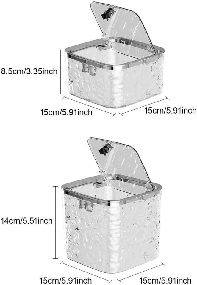 Portable Waste Container for Home Office and Outdoor, Short - Image 4
