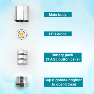 ١٠ قطع من مصابيح LED الصغيرة، مصابيح LED صغيرة تعمل بالبطارية، مصابيح صغيرة لبيوت الدمى، مصابيح مصغرة لفوانيس ورقية، زينة حفلات، أعمال يدوية، إكسسوارات بيوت الدمى (ضوء أبيض دافئ) - view 3