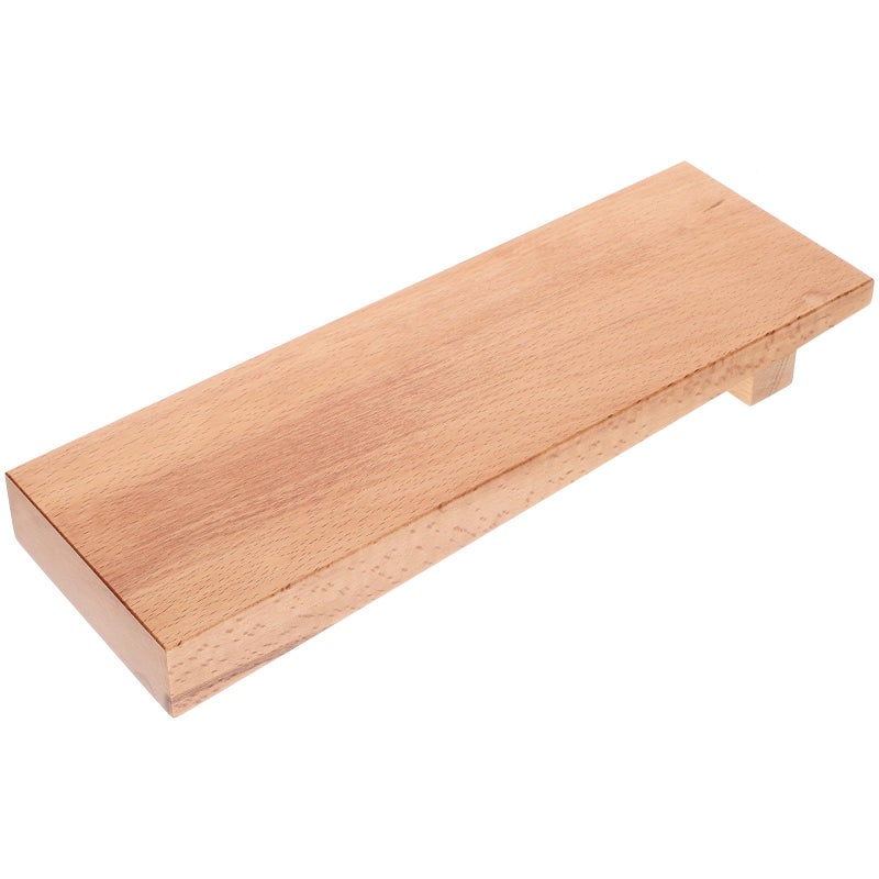 Beech Wood Sushi Serving Tray Plate 30x10cm Japanese Food Display Platter - Image 2
